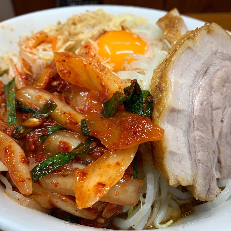 汁なし(ラーメン二郎 亀戸店 （らーめんじろう）)