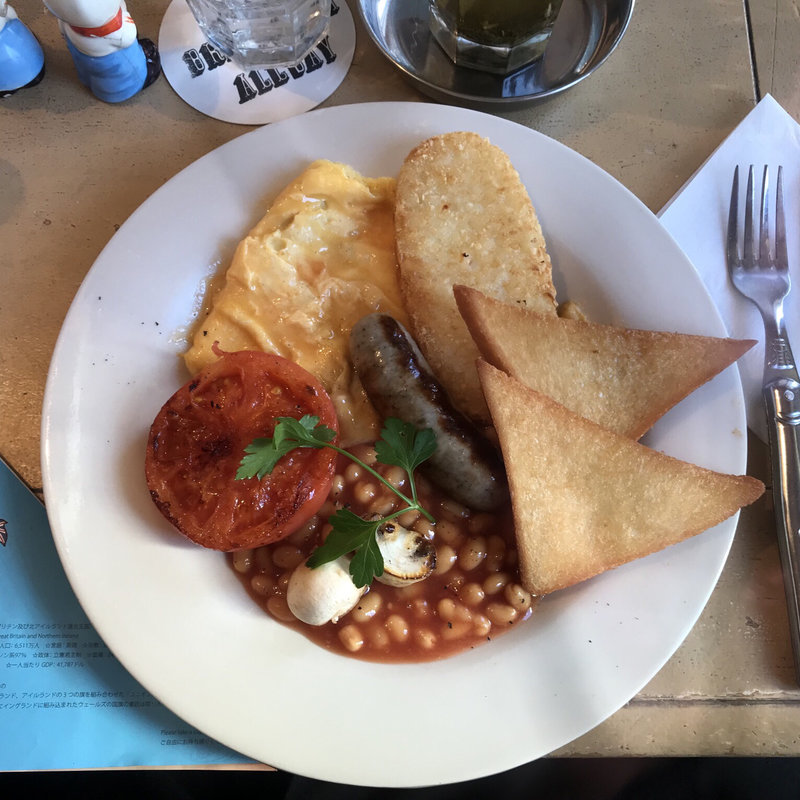 イギリスの朝ごはん(WORLD BREAKFAST ALLDAY 外苑前)