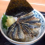 炙り秋刀魚の漬け丼(金成パーキングエリア（上り線）スナックコーナー )