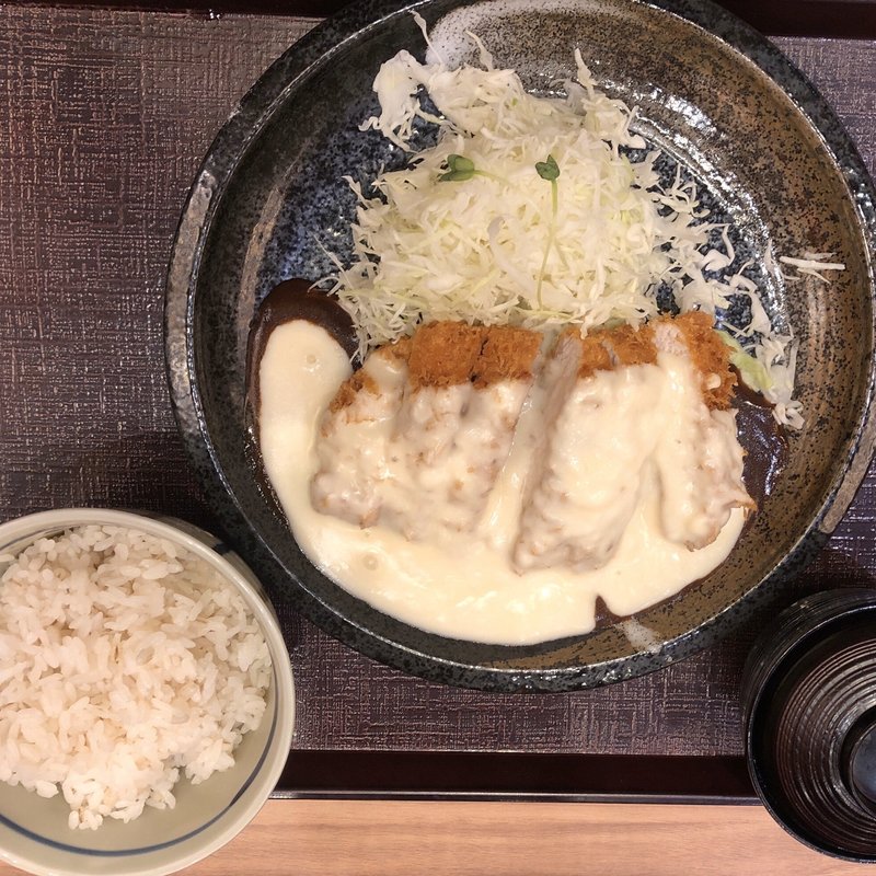 しろいとんかつ定食(とんかつととろろ膳　かつ麦　イオンモール京都五条店)