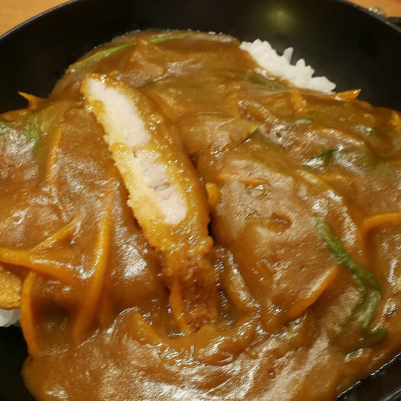 ロースカツカレー丼(釜信)
