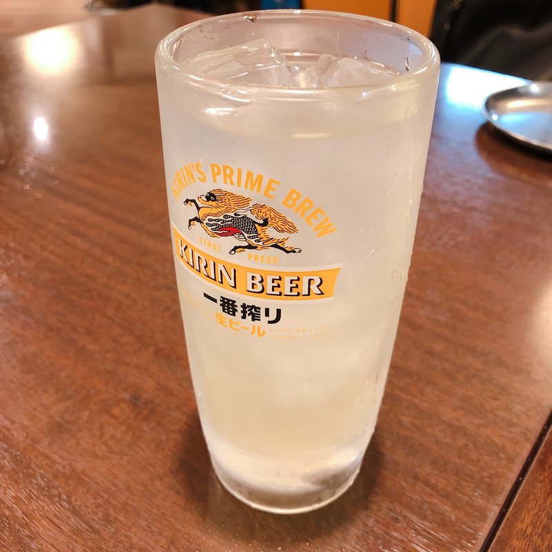 柚子はちみつチューハイ(鶏膳 明石総本店)