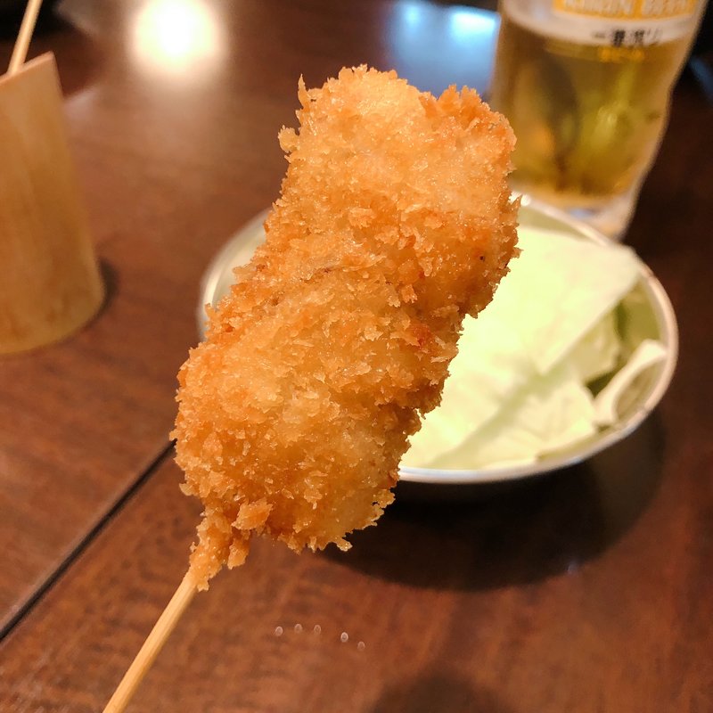 串カツ　帆立(鶏膳 明石総本店)