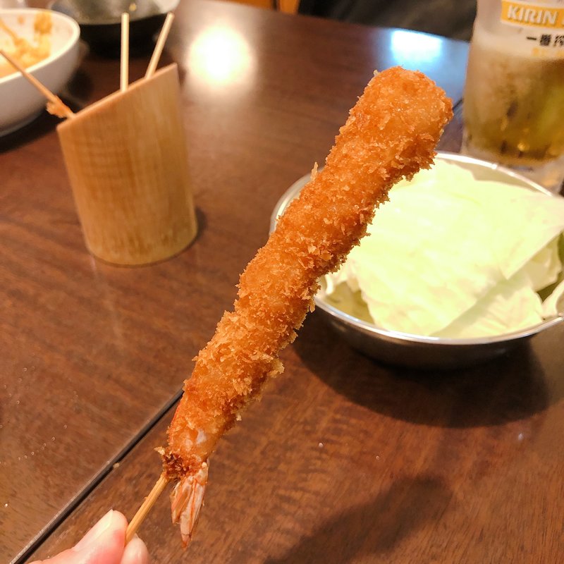 串カツ　海老(鶏膳 明石総本店)