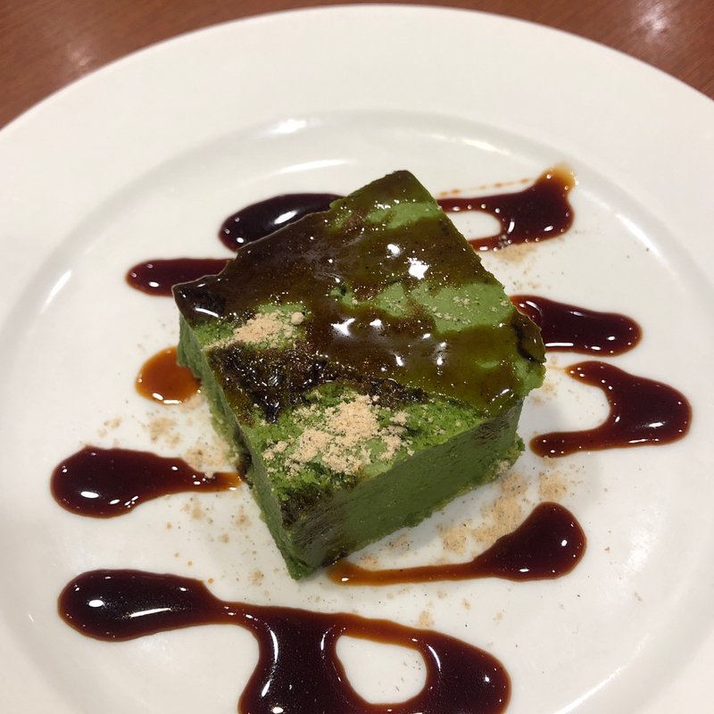 お濃い抹茶ババロア(ガスト 京都西京極店 )