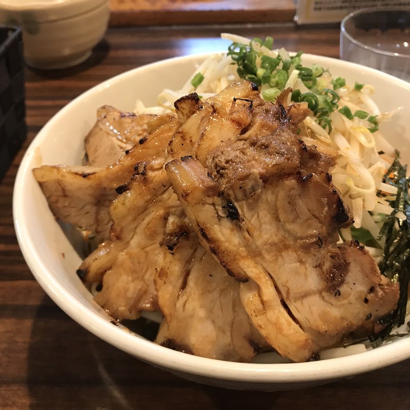 まぜそばチャーシュー煮卵(麺屋バカボンド　鹿児島)