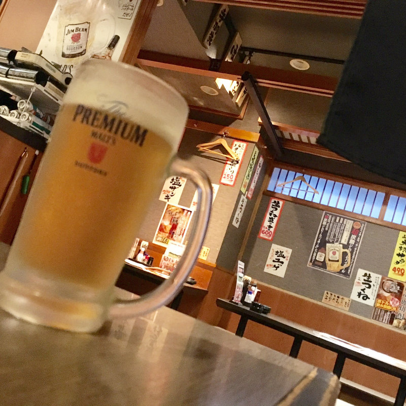 生ビール(炭火居酒屋 炎 西13丁目店)