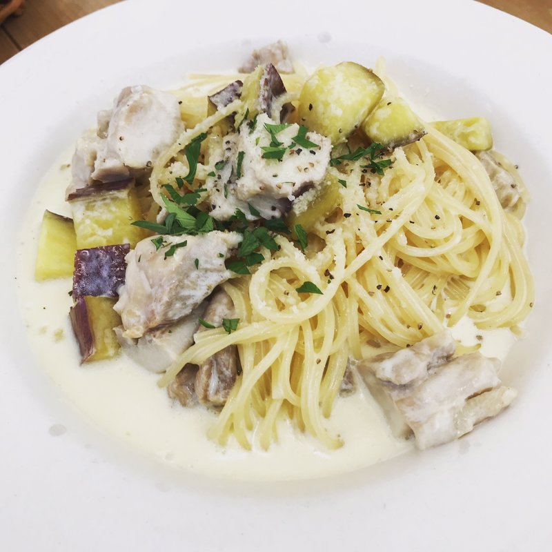 大山鶏とサツマイモのクリームソース(ア・ラ・カンパーニュ 北千住店 （a la campagne）)