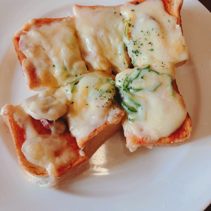 ピザトースト(コーヒーショップ 海)