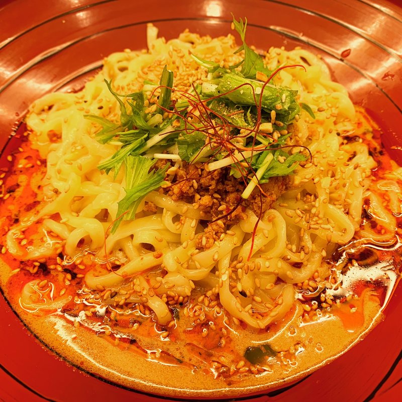 汁なし金胡麻担々麺(金蠍 （キンカツ）)