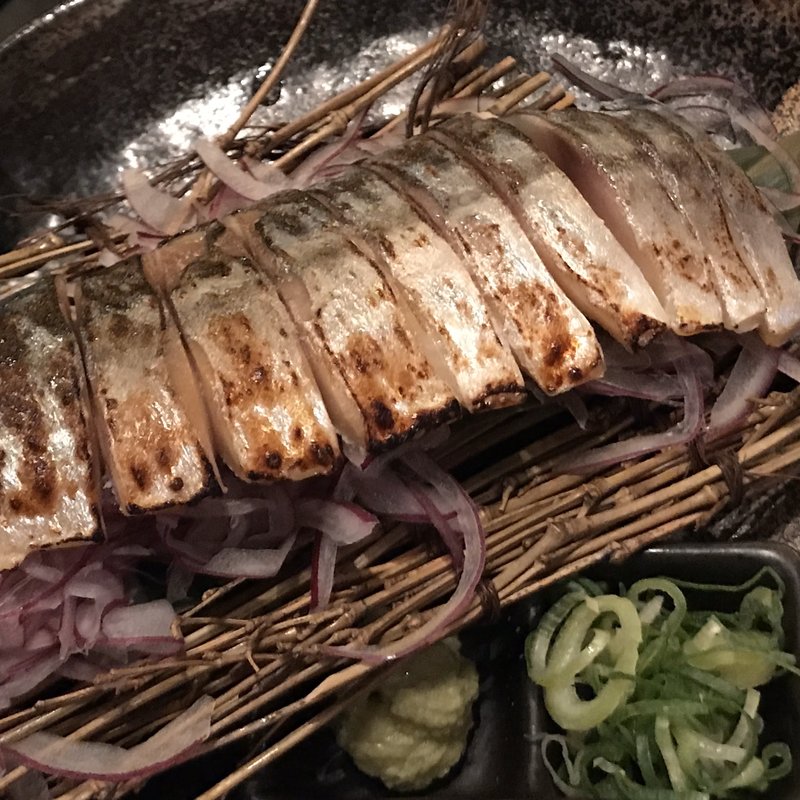炙り〆鯖(白木屋 南海なんば北口駅前店)