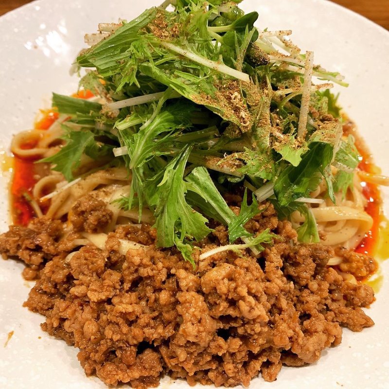 汁無し担々麺(立石担担麺 火のき)