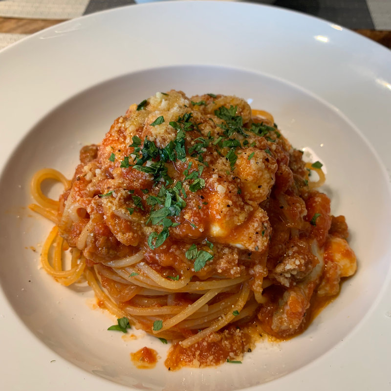 パスタ サラダ付き(アブラッチョ)