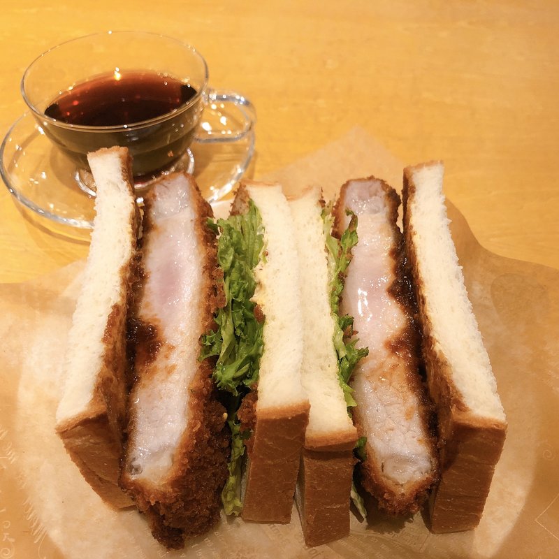 カツサンドセット(Cafe A.P.O.L(カフェ・ア・ポル))