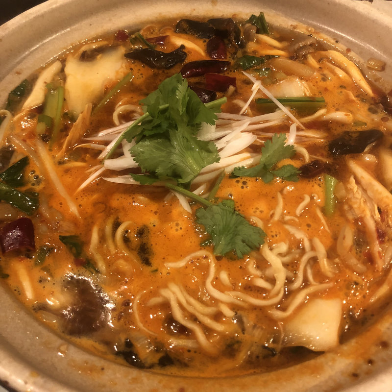 火鍋麺(四川雅園 （しせんがえん）)
