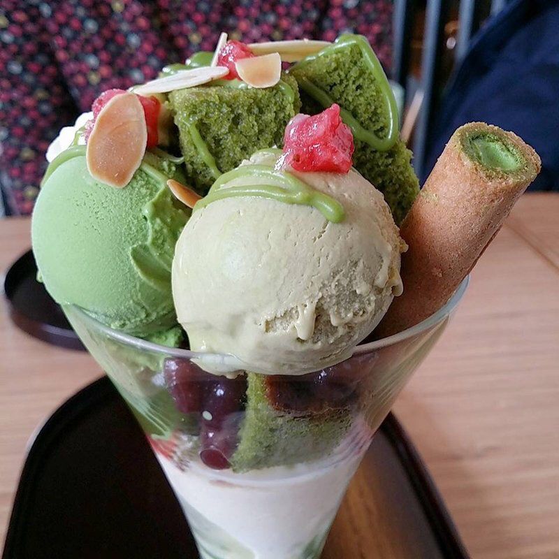 古都パフェ(茶寮都路里 大丸東京店 （さりょうつじり）)