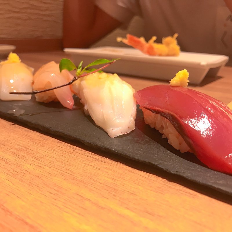 三陸地魚握り5貫(ワイン・寿司・天ぷら 魚が肴 仙台PARCO2店)