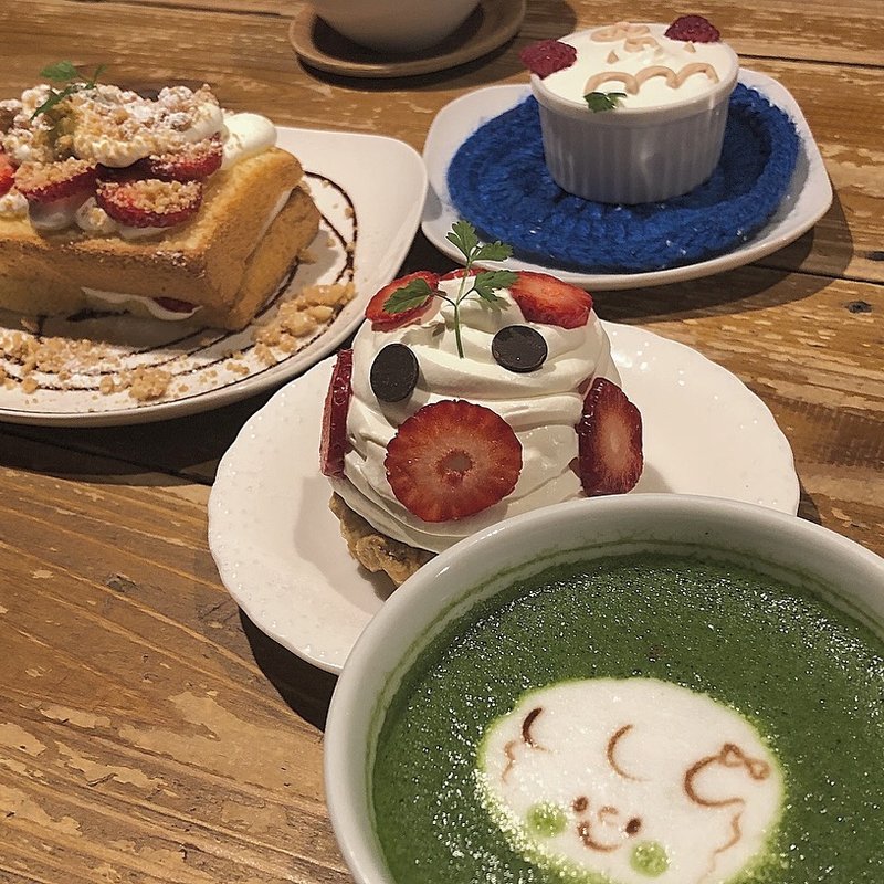 抹茶ラテ(HATTIFNATT 吉祥寺のおうち)