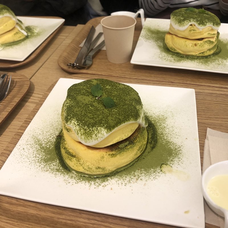 抹茶パンケーキ(HOMIBING 表参道)