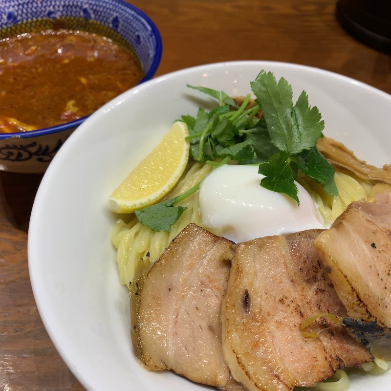 激辛濃厚カレーつけ麺(中華そば つけ麺 百日紅 新宿店)