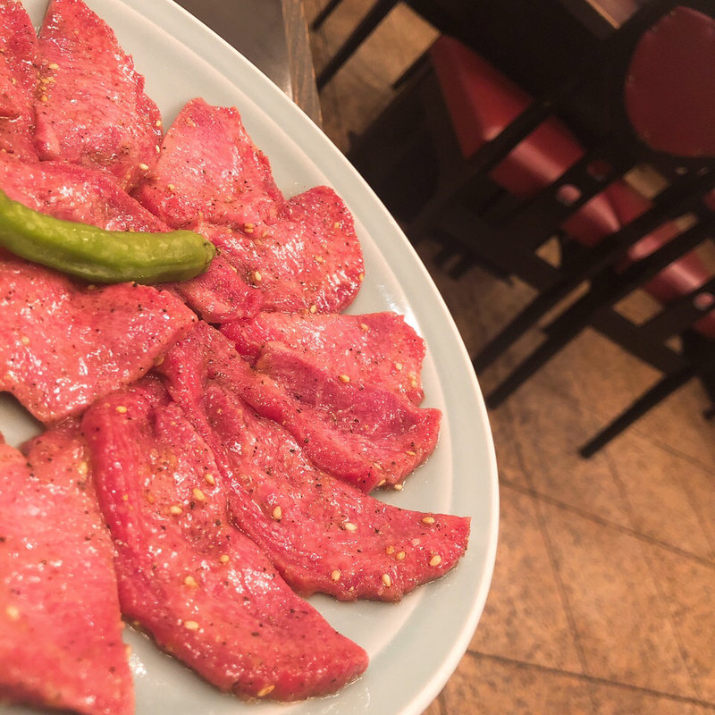 上タン塩(焼肉 明月苑)