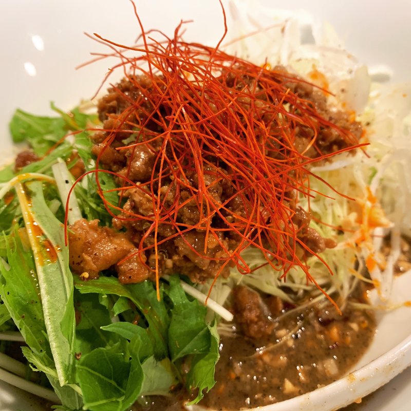 汁なし担々麺(麻辣専科覇王神田北口店)