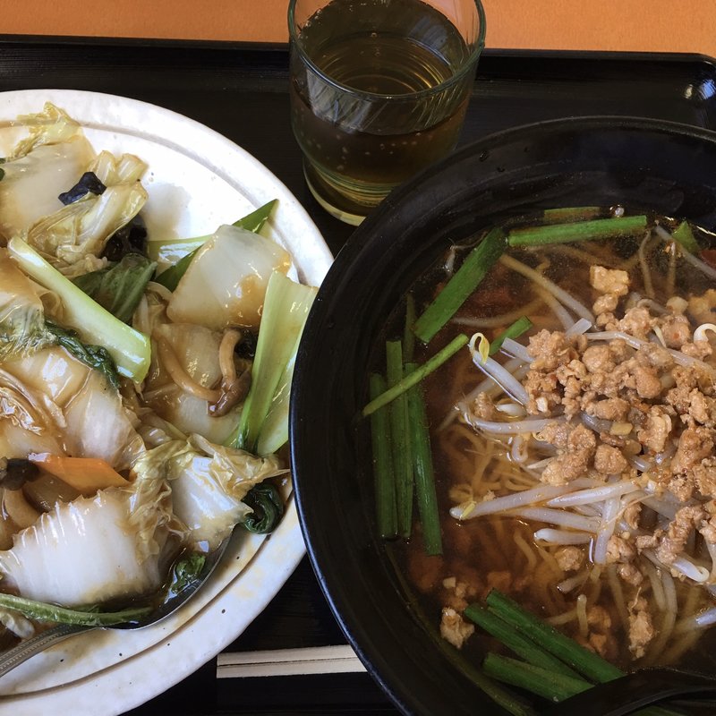 中華飯＋台湾ラーメン(聚縁軒)