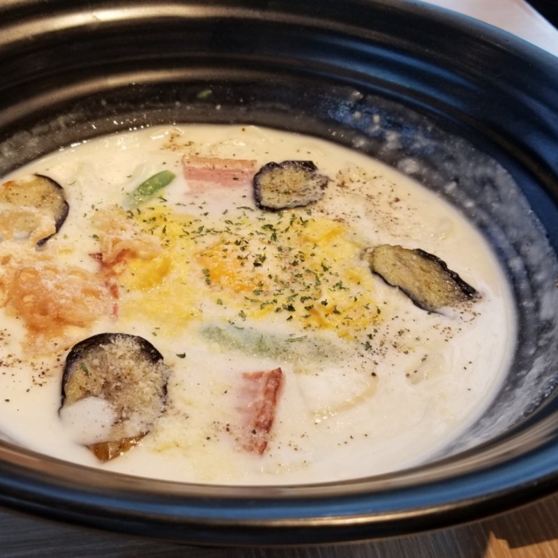 カルボナーラのおうどん(つるとんたん UDON NOODLE Brasserie

)