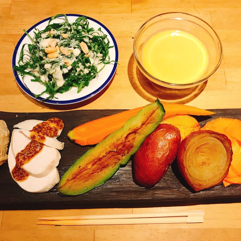 ランチサラダビュッフェ付き　鶏ハムプレート(We Are The Farm 渋谷)