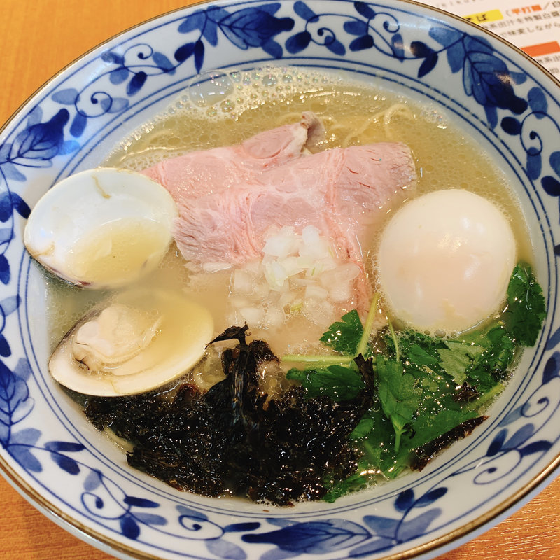 貝と鴨の潮そば(㐂九八)