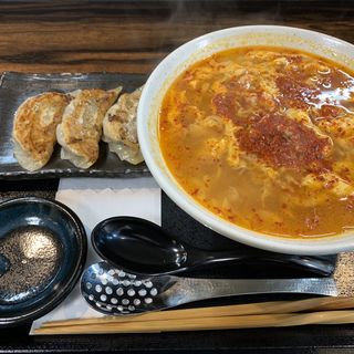 ニュータンタン麺　Aセット(Tan Tan Noodle 楽)