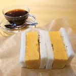 厚焼き玉子サンドセット(Cafe A.P.O.L(カフェ・ア・ポル))