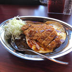 野菜たまごカツカレー
