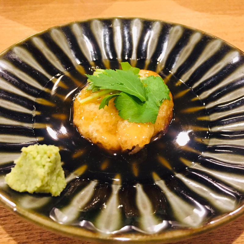 雲丹れんこん饅頭(〆蕎麦 ぼん)