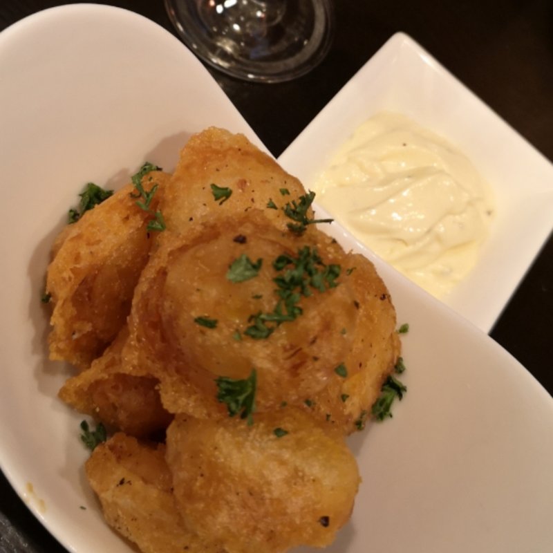 下仁田ネギのフリット(とどろき二丁目バル)