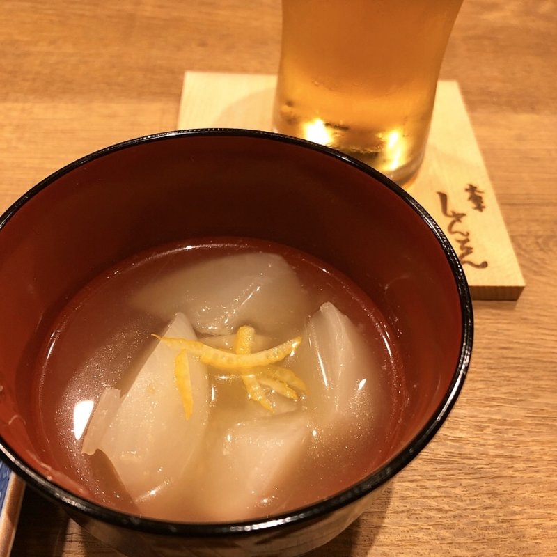 つきだし(水餃子しゃんたん)