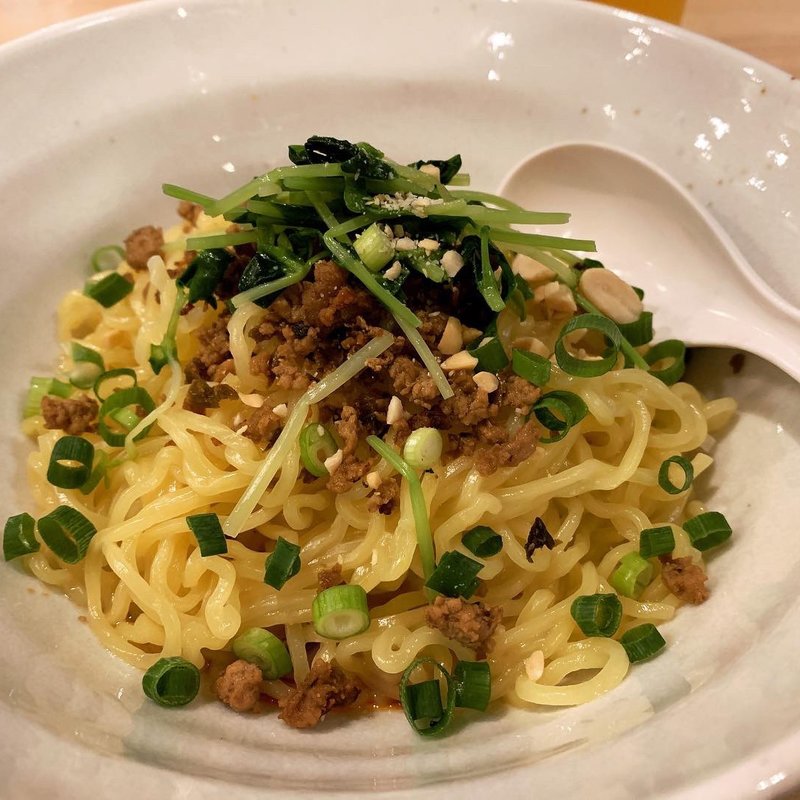 汁なし坦々麺(栄児家庭料理 本郷店)