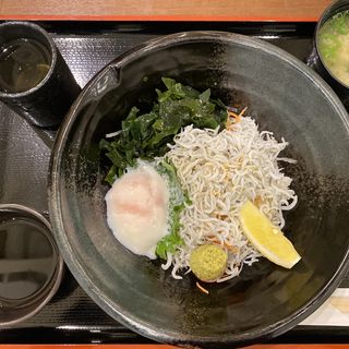 釜揚げしらす丼(レストラン ROYAL 淡路SA下り店)