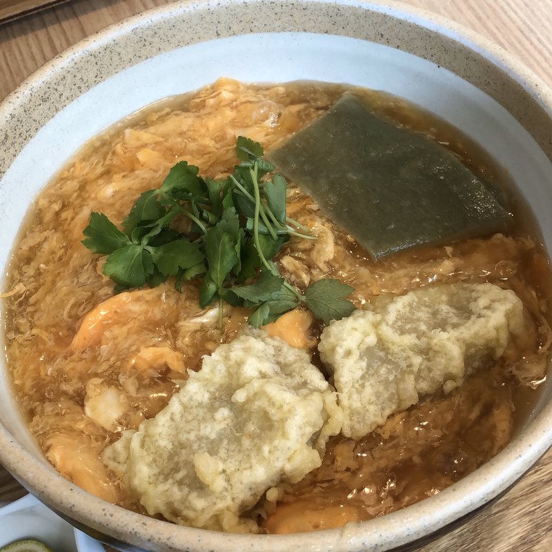 鶏卵あんかけうどん(KONA×MIZU×SHIO)