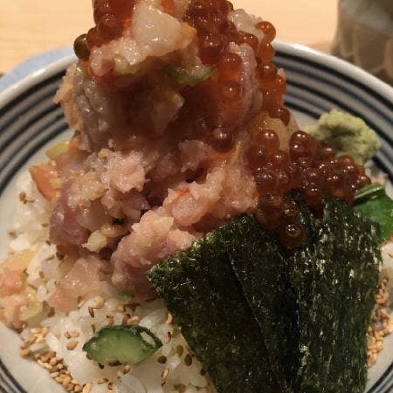 ぜいたく丼梅+うにいくら(つじ半 神楽坂店)