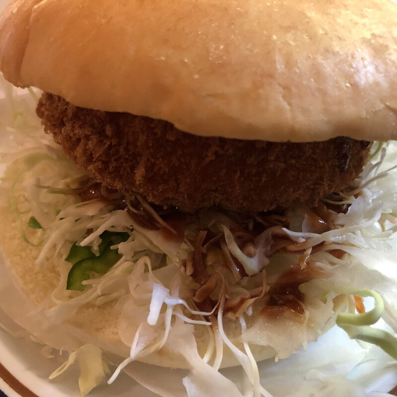 ハムカツバーガー(コメダ珈琲店 京都八幡店 )