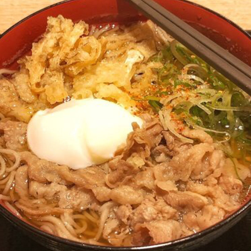 温玉牛贅沢盛そば(松そば)