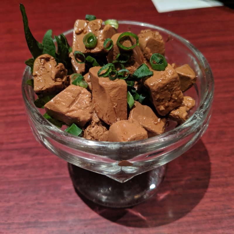 クリームチーズの出汁醤油漬け(居酒屋 裏ＮＯ庭恵比寿店)