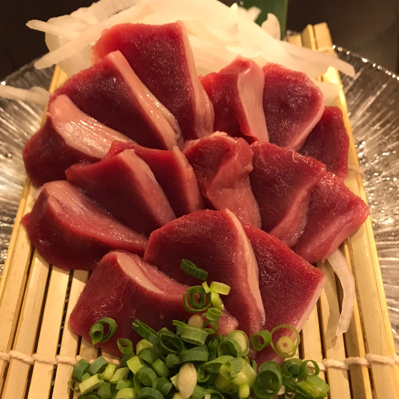 砂ずり刺し(とりかわ処　鶏高)