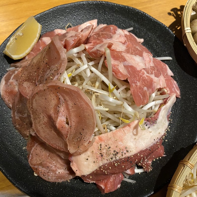 三種盛り(ジンギスカン霧島 水道橋店)