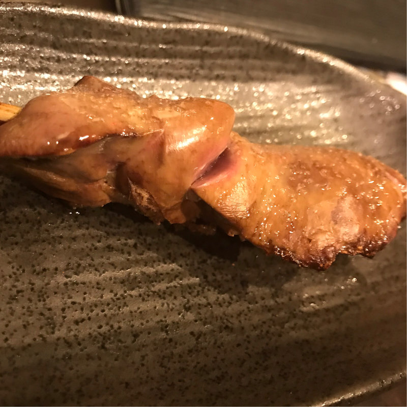 レバー　塩(とりかわ処　鶏高)