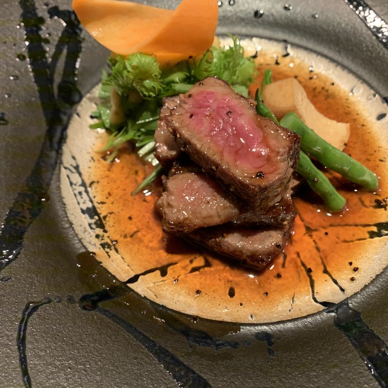 黒毛和牛ステーキコース ランチ(霞庭 まつばら)