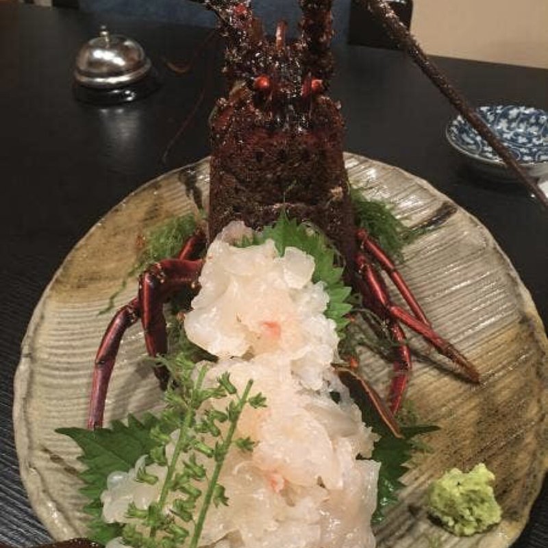 伊勢海老刺身(鮨割烹 羽月)