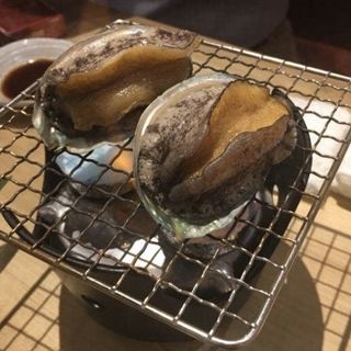 鮑の踊り焼(本まぐろ専門問屋　トロまぐろ　人形町店)