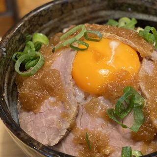 ローストビーフ丼(長野土鍋ラーメン たけさん 小布施店)